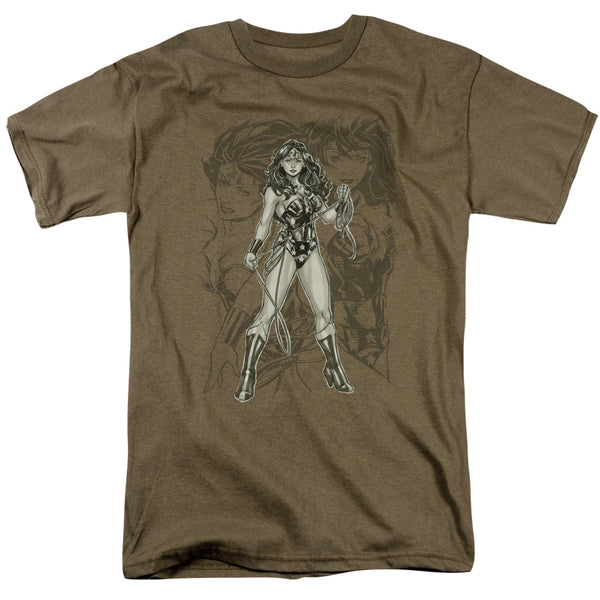 JLA - Ww Sketch Adult Regular Fit Short Sleeve