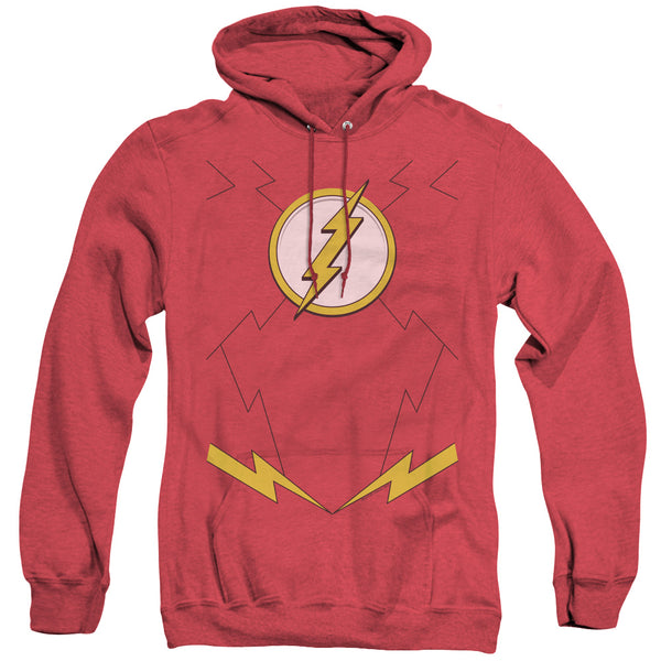 JLA - New Flash Uniform Adult Heather Hoodie