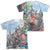 JLA - Justice League Of America (Front - Back Print) Adult Regular Fit Short Sleeve 65 - 35 Poly - Cotton
