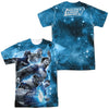 JLA - Atmospheric (Front - Back Print) Adult Regular Fit Short Sleeve 100% Poly