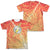 JLA - Lightning Logo (Front - Back Print) Adult Regular Fit Short Sleeve 65 - 35 Poly - Cotton