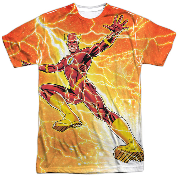 JLA - Fast As Lightning Adult Regular Fit Short Sleeve 100% Poly