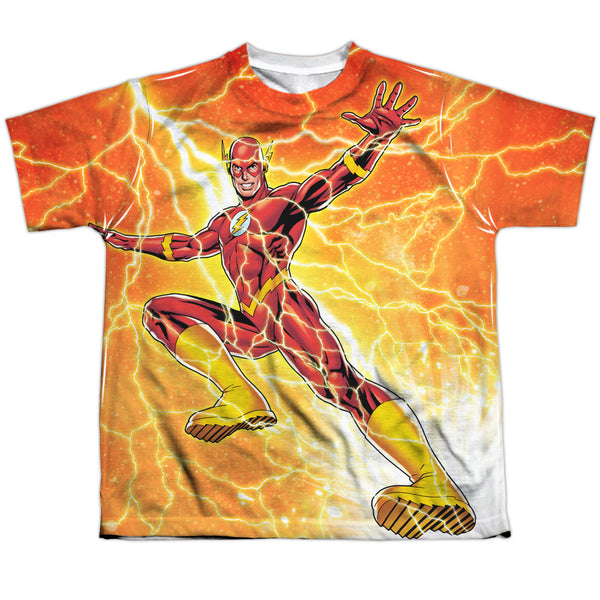 JLA - Fast As Lightning Youth Short Sleeve 100% Poly