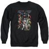 JLA - Dark Days Adult Crewneck Sweatshirt