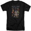 JLA - Dark Days Adult Tall Fit Short Sleeve