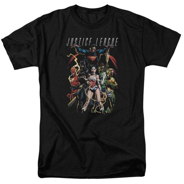 JLA - Dark Days Adult Regular Fit Short Sleeve