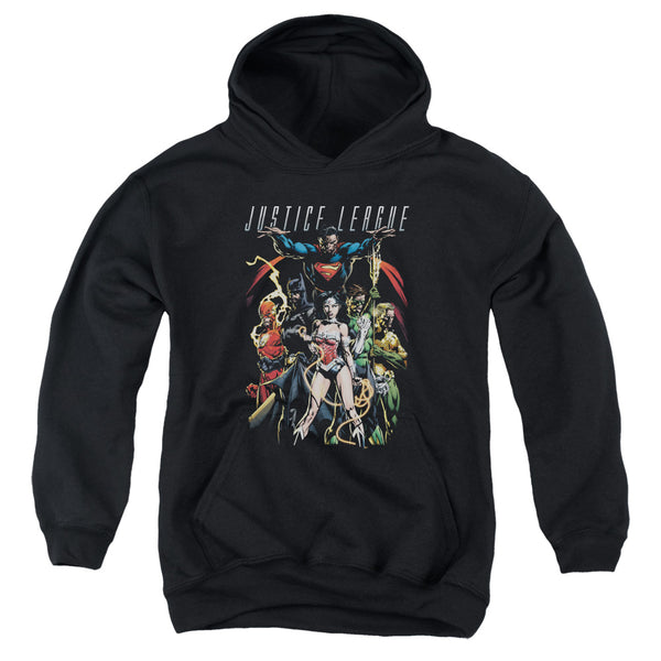 JLA - Dark Days Youth Hooded Sweatshirt