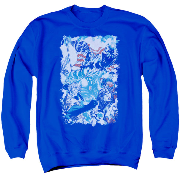 JLA - American Justice Adult Crewneck Sweatshirt