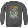 JLA - Big Group Adult Crewneck Sweatshirt