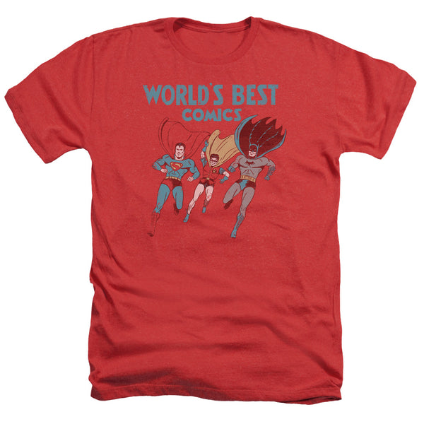 JLA - Worlds Best Adult Regular Fit Heather Short Sleeve