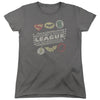 JLA - Symbols Women's Short Sleeve