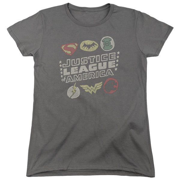 JLA - Symbols Women's Short Sleeve