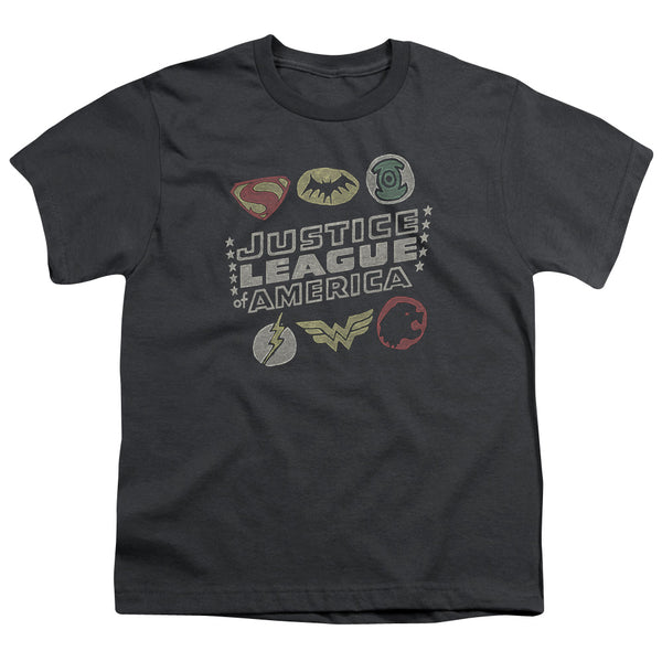 JLA - Symbols Youth Short Sleeve