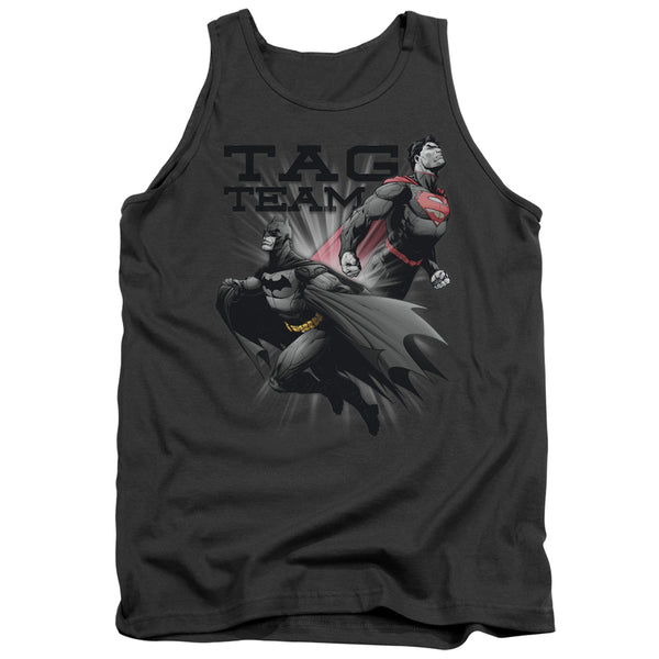 JLA - Tag Team Adult Tank Top