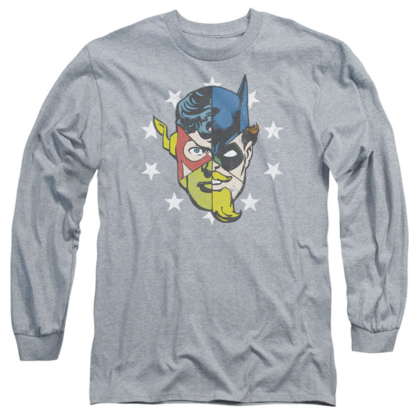 JLA - Face Off Adult Long Sleeve