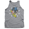 JLA - Face Off Adult Tank Top