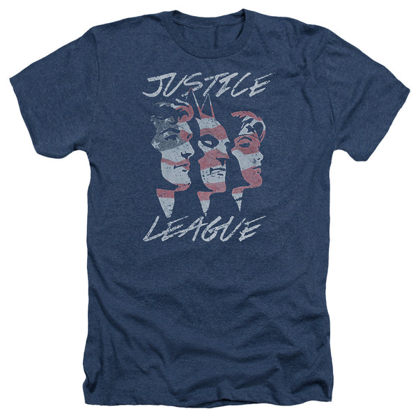 JLA - Justice For America Adult Regular Fit Heather Short Sleeve