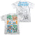 JLA - Justice Panels (Front - Back Print) Adult Regular Fit Short Sleeve 65 - 35 Poly - Cotton