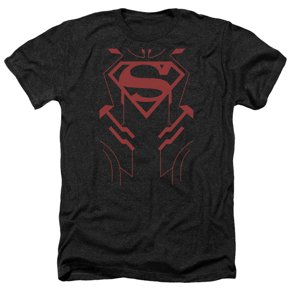 JLA - Superboy Adult Regular Fit Heather Short Sleeve