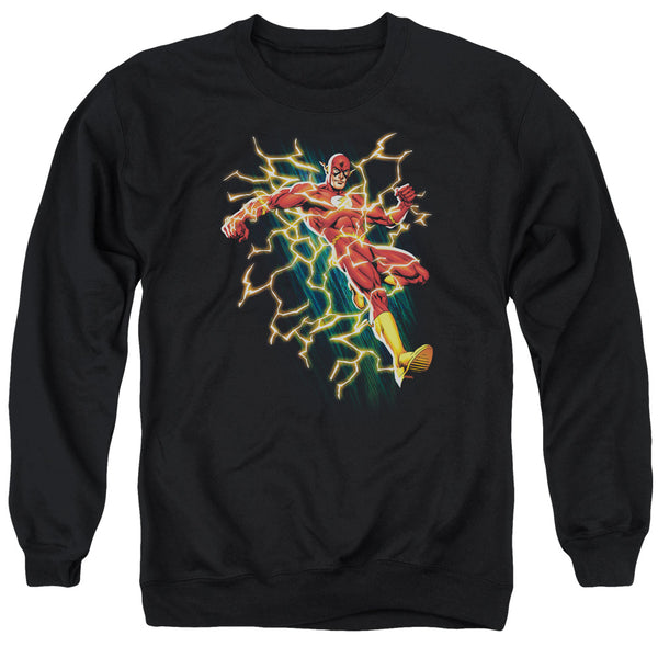 JLA - Flash Symbol Knockout Adult Crewneck Sweatshirt
