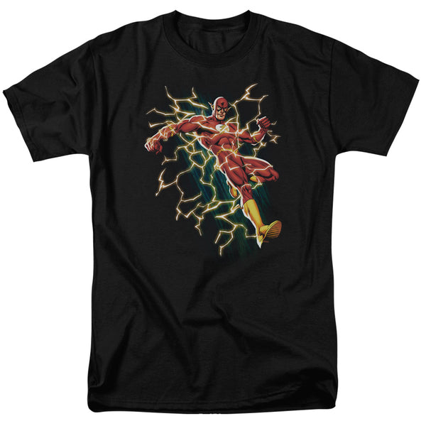 JLA - Flash Symbol Knockout Adult Regular Fit Short Sleeve