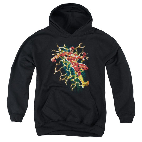 JLA - Flash Symbol Knockout Youth Hooded Sweatshirt