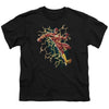 JLA - Flash Symbol Knockout Youth Short Sleeve