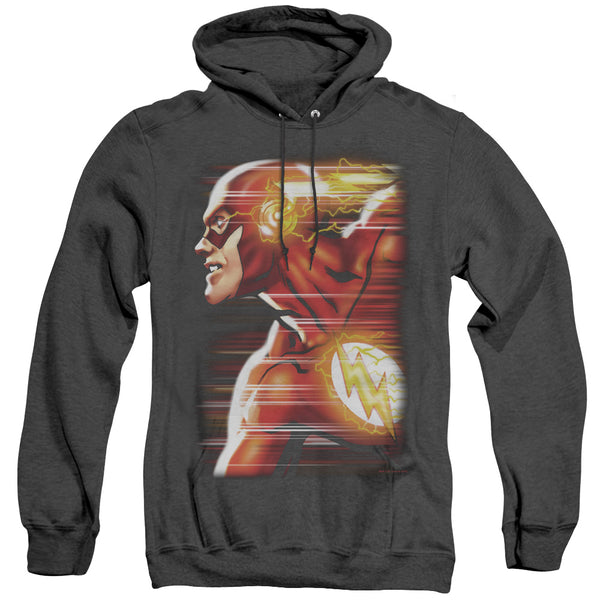 JLA - Speed Head Adult Heather Hoodie