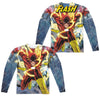 JLA - Police Line (Front - Back Print) L - S Adult Poly Crew