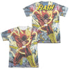 JLA - Police Line (Front - Back Print) Adult Regular Fit Short Sleeve 65 - 35 Poly - Cotton