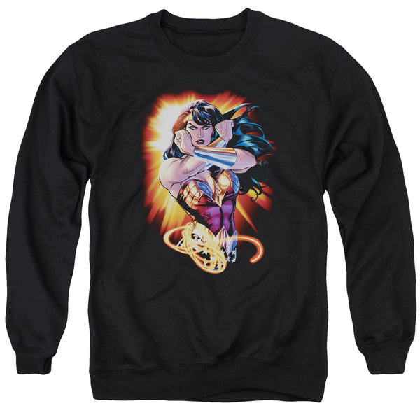 Jla - Wonder Rays Adult Crewneck Sweatshirt