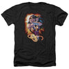 Jla - Wonder Rays Adult Regular Fit Heather Short Sleeve