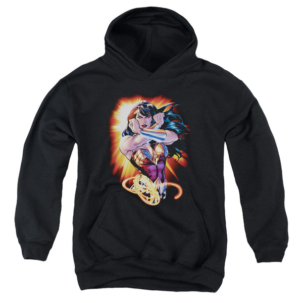 Jla - Wonder Rays Youth Hooded Sweatshirt