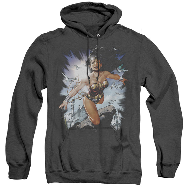 JLA - Of Themyscira Adult Heather Hoodie