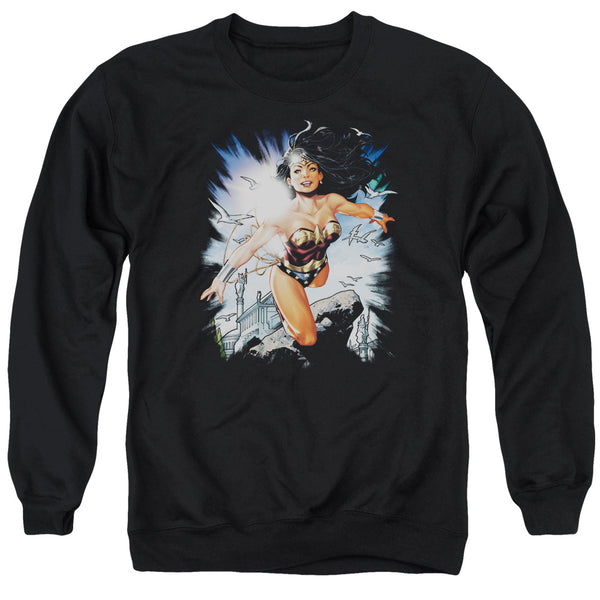 JLA - Of Themyscira Adult Crewneck Sweatshirt