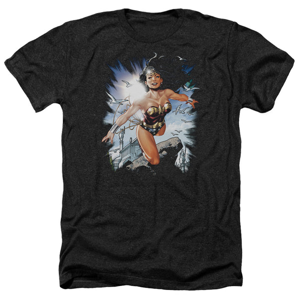 JLA - Of Themyscira Adult Regular Fit Heather Short Sleeve