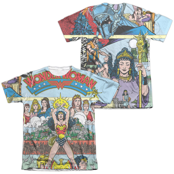 JLA - No 1 Cover (Front - Back Print) Adult Regular Fit Short Sleeve 65 - 35 Poly - Cotton
