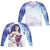 JLA - Warrior Goddess (Front - Back Print) L - S Adult Poly Crew