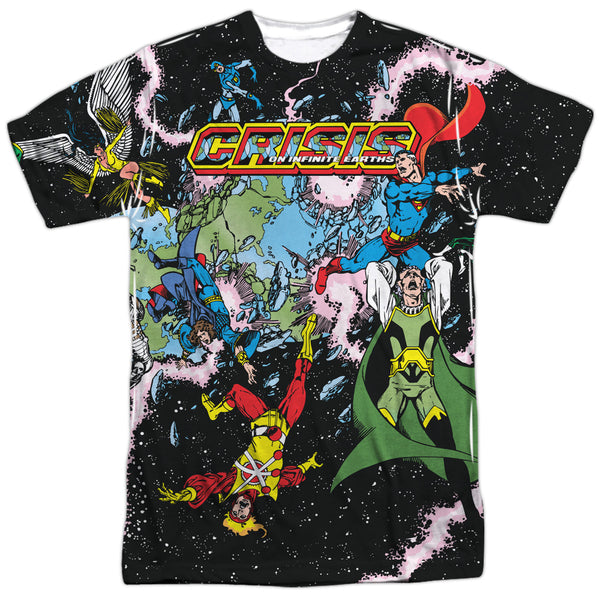 JLA - Crisis Variant Adult Regular Fit Short Sleeve 100% Poly