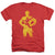 JLA - Flash Knockout Adult Regular Fit Heather Short Sleeve