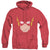 JLA - Flash Head Adult Heather Hoodie