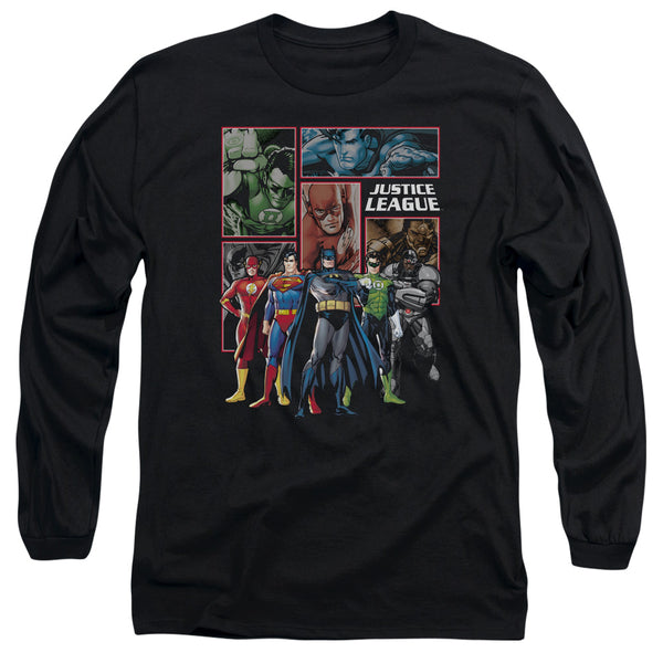 JLA - New JLA Panels Adult Long Sleeve