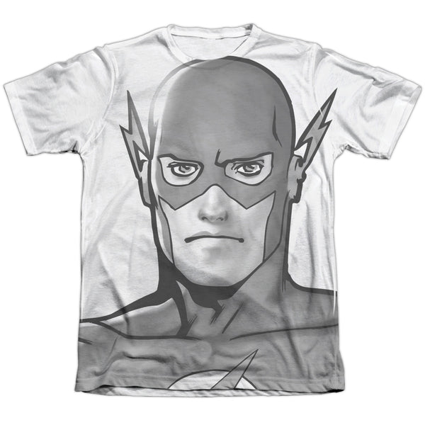 JLA - Bw Flash Head Adult Regular Fit Short Sleeve 65 - 35 Poly - Cotton