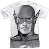 JLA - Bw Flash Head Adult Regular Fit Short Sleeve 100% Poly