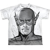 JLA - Bw Flash Head Youth Short Sleeve 100% Poly