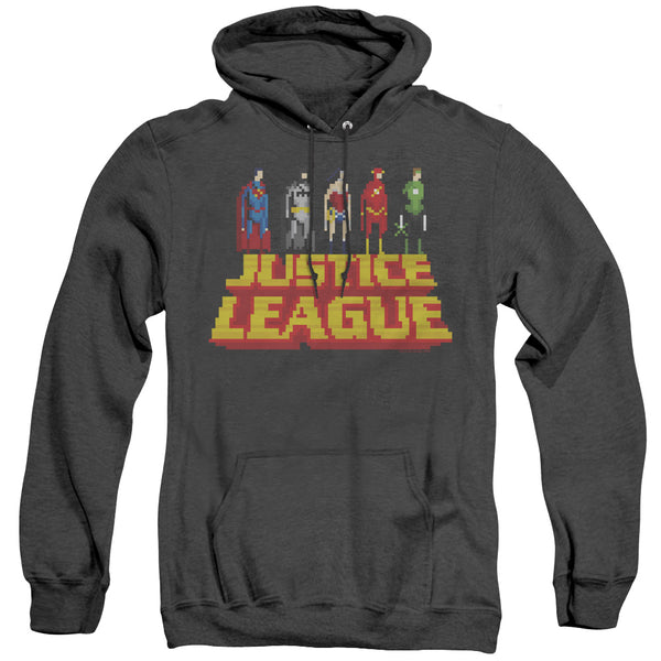 JLA - Standing Above Adult Heather Hoodie