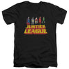 JLA - Standing Above Adult Slim Fit V Neck Cotton