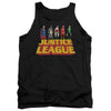 JLA - Standing Above Adult Tank Top