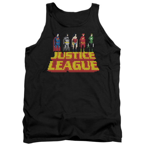 JLA - Standing Above Adult Tank Top