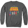 JLA - Standing Below Adult Crewneck Sweatshirt